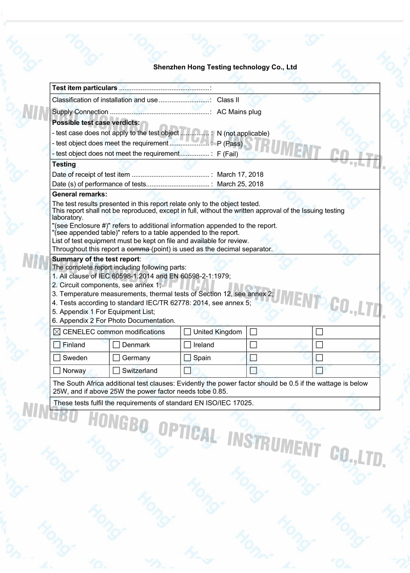 Shenzhen Hong Testing technology Co.,Ltd